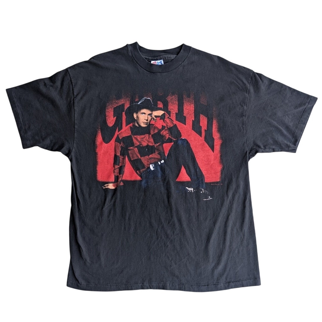 Vintage 1993 Garth Brooks On Tour T-Shirt 90s Country Band Single Stitch Size Xl